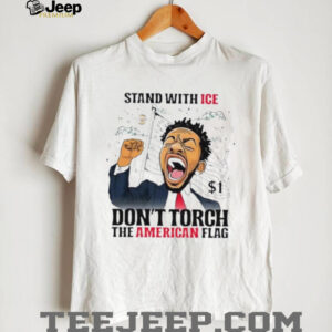 Kendrick Lamar stand with ICE don’t torch the American flag shirt