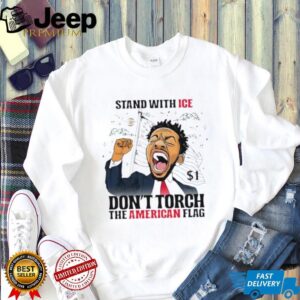 Kendrick Lamar stand with ICE don’t torch the American flag shirt