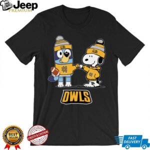 Kennesaw State Owls Christmas Snoopy Bluey NCAA Cute Football Shirt