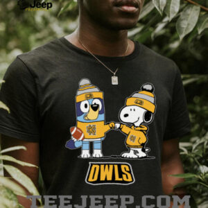 Kennesaw State Owls Christmas Snoopy Bluey NCAA Cute Football Shirt