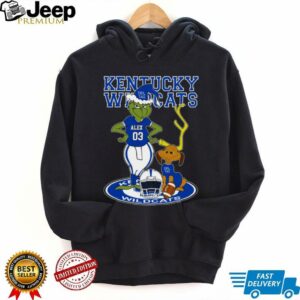 Kentucky Wildcats NCAA Football Grinch and Dog Shirt – Custom Name Fan Tee – Personalized Holiday Gift & Christmas Outfit Idea