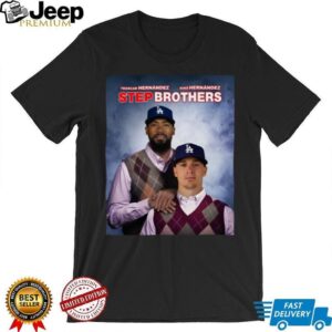 Kike Hernandez And Teoscar Hernandez Los Angeles Dodgers Step Brothers Hoodie