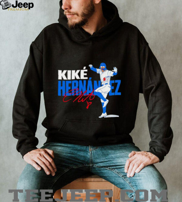 Kike Hernandez Los Angeles Dodgers Baseball 2025 signature shirt