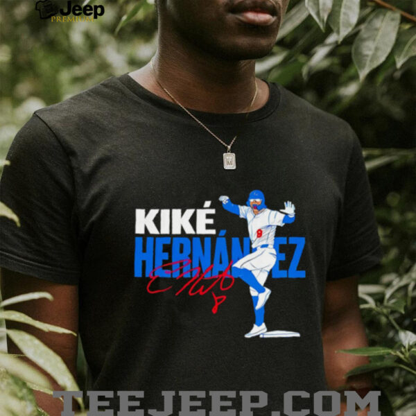 Kike Hernandez Los Angeles Dodgers Baseball 2025 signature shirt