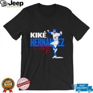 Kike Hernandez Los Angeles Dodgers Baseball 2025 signature shirt