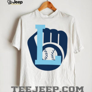 L Milwaukee Brewers Baseball Logo Shirt