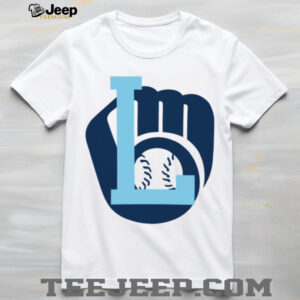 L Milwaukee Brewers Baseball Logo Shirt
