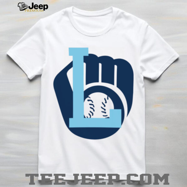 L Milwaukee Brewers Baseball Logo Shirt
