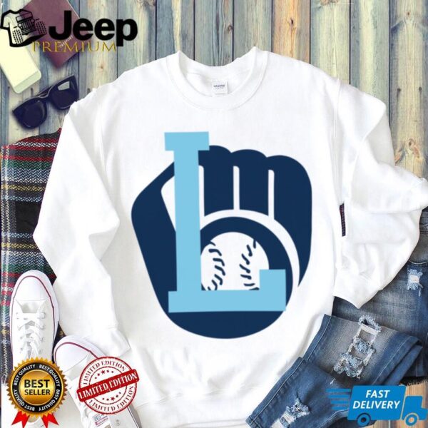 L Milwaukee Brewers Baseball Logo Shirt