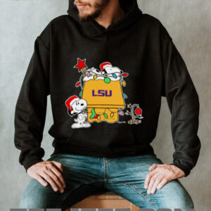 LSU Tigers Football Snoopy Christmas Holiday 2025 T Shirt