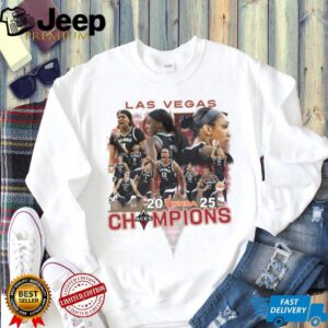 Las Vegas Aces 2025 WNBA Champions All Stars Celebrating T Shirt