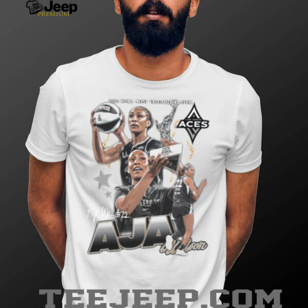 Las Vegas Aces A’ja Wilson 2025 MVP Era Basketball shirt