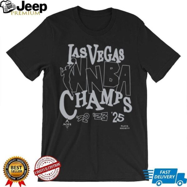 Las Vegas Aces Playa Society 2025 WNBA Finals Champions T Shirt
