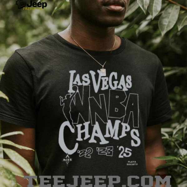 Las Vegas Aces Playa Society 2025 WNBA Finals Champions T Shirt