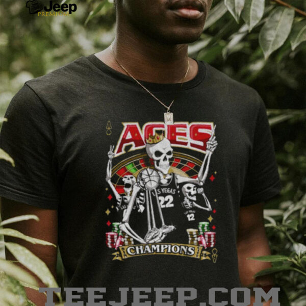 Las Vegas Aces Skull WNBA Champions 2025 Rep the champs shirt