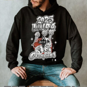 Las Vegas Aces round21 2025 WNBA Finals Champions Graffiti Art T Shirt