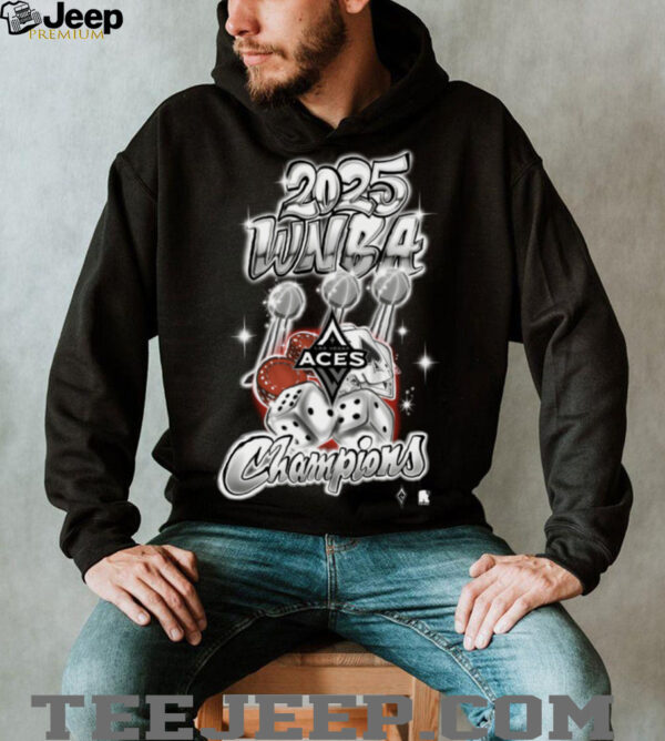 Las Vegas Aces round21 2025 WNBA Finals Champions Graffiti Art T Shirt