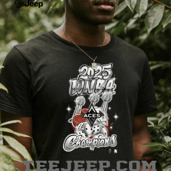 Las Vegas Aces round21 2025 WNBA Finals Champions Graffiti Art T Shirt