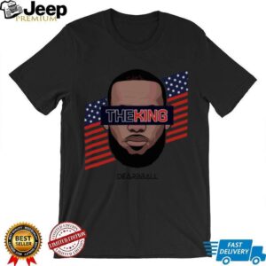 Lebron James King USA 24 Stripes T Shirt