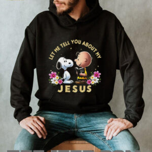 Let Me Tell You About My Jesus Snoopy Charlie Brown Bible T Shirt