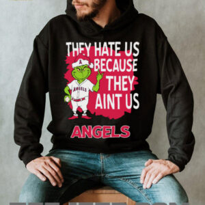 Los Angeles Angels Grinch Christmas They Hate Us Ain’t Us T Shirt