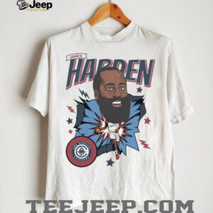 Los Angeles Clippers James Harden Cartoon Style Front And Back shirt