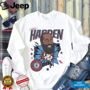 Los Angeles Clippers James Harden Cartoon Style Front And Back shirt