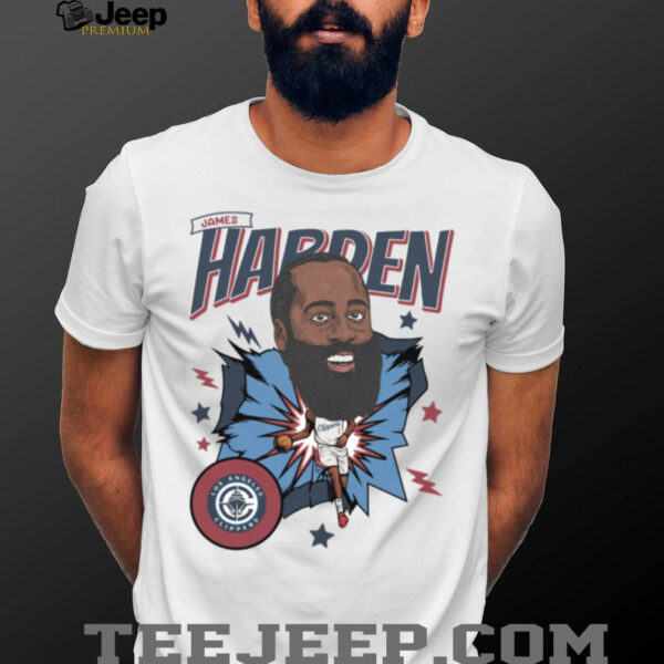 Los Angeles Clippers James Harden Cartoon Style Front And Back shirt