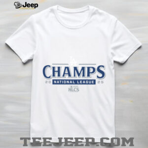 Los Angeles Dodgers 2025 National League Champions Bloop Single Roster Baseball T Shirt
