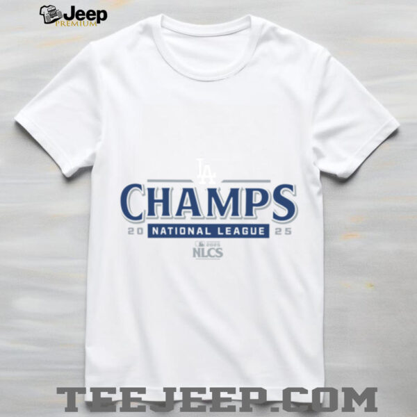 Los Angeles Dodgers 2025 National League Champions Bloop Single Roster Baseball T Shirt