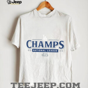 Los Angeles Dodgers 2025 National League Champions Bloop Single Roster Baseball T Shirt