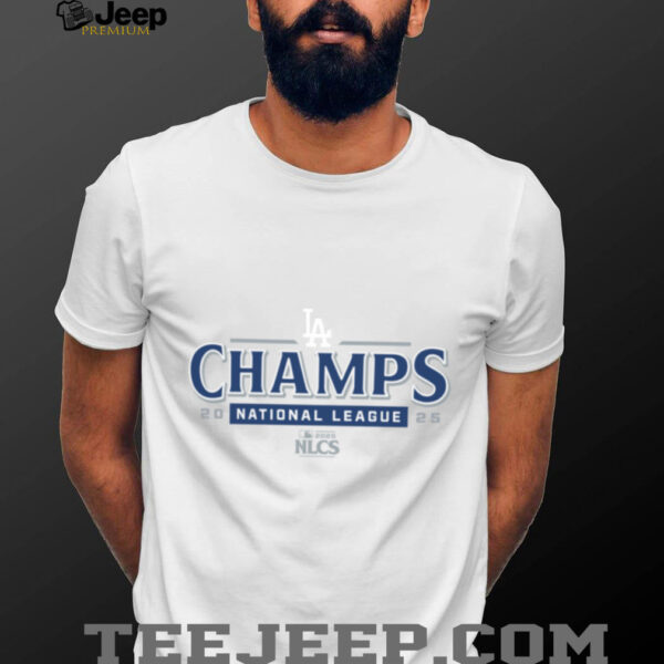 Los Angeles Dodgers 2025 National League Champions Bloop Single Roster Baseball T Shirt