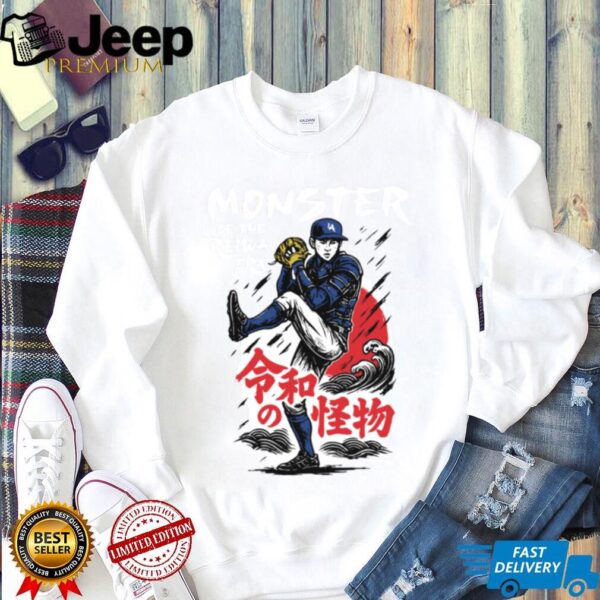 Los Angeles Dodgers Monster Of The Reiwa Era T Shirt