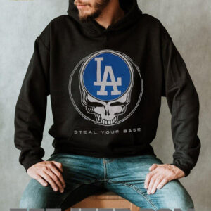 Los Angeles Dodgers steal your base Grateful Dead skull shirt