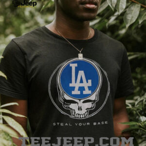 Los Angeles Dodgers steal your base Grateful Dead skull shirt