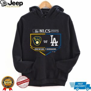 Los Angeles Dodgers vs Milwaukee Brewers 2025 NLCS Batter’s Box Matchup Shirt