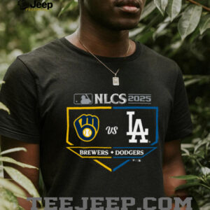 Los Angeles Dodgers vs Milwaukee Brewers 2025 NLCS Batter's Box Matchup Shirt