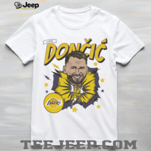 Los Angeles Lakers Luka Doncic Cartoon Shirt