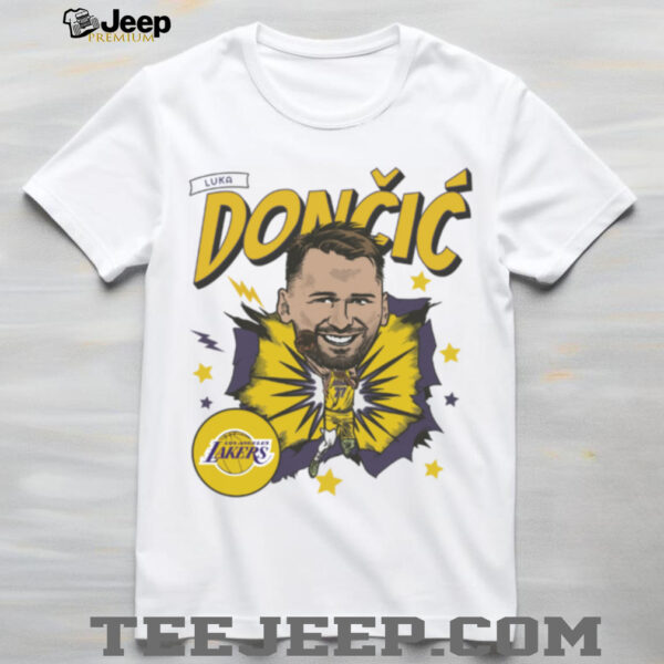 Los Angeles Lakers Luka Doncic Cartoon Shirt
