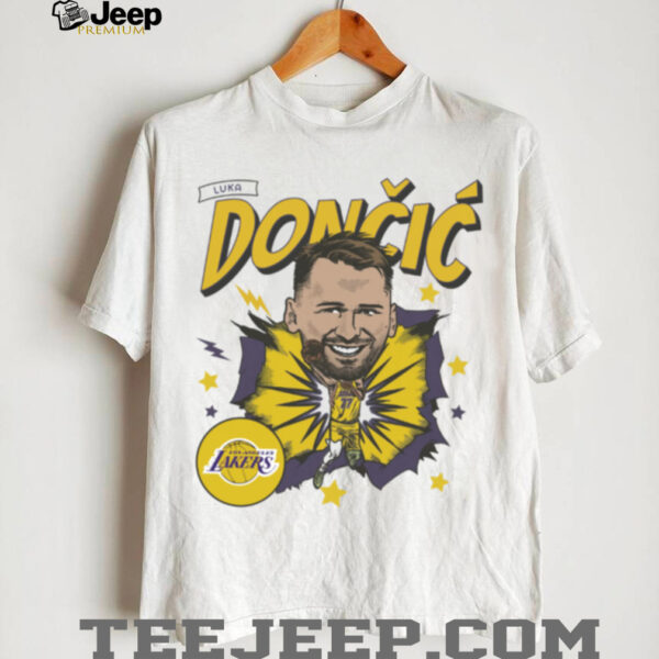 Los Angeles Lakers Luka Doncic Cartoon Shirt