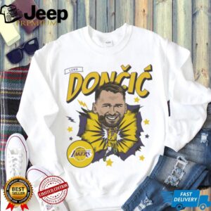 Los Angeles Lakers Luka Doncic Cartoon Shirt