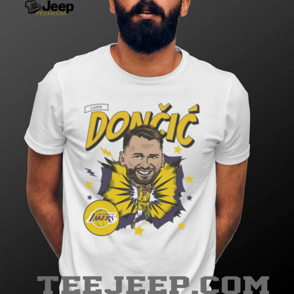 Los Angeles Lakers Luka Doncic Cartoon Shirt