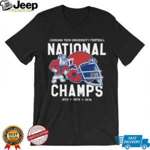 Louisiana Tech Bulldogs NCAA Historic Threepeat Champions TShirt