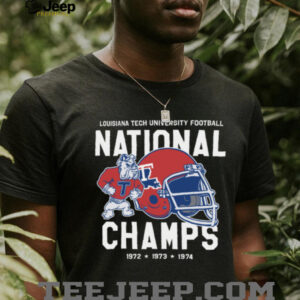 Louisiana Tech Bulldogs NCAA Historic Threepeat Champions TShirt