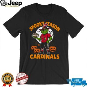 Louisville Cardinals Spooky Season Tee – Custom Name NCAA Football Shirt – Grinch Halloween Personalized Gift