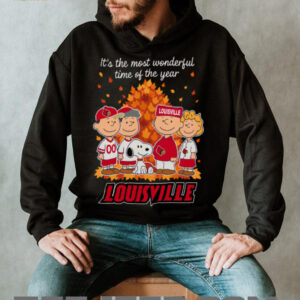 Louisville Cardinals x Peanuts Fall T Shirt It’s the Most Wonderful Time of the Year