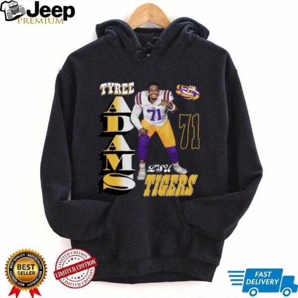 Lsu Tigers Football Tyree Adams Portrait T Shirt