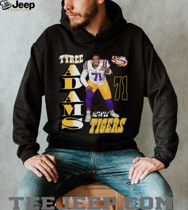 Lsu Tigers Football Tyree Adams Portrait T Shirt