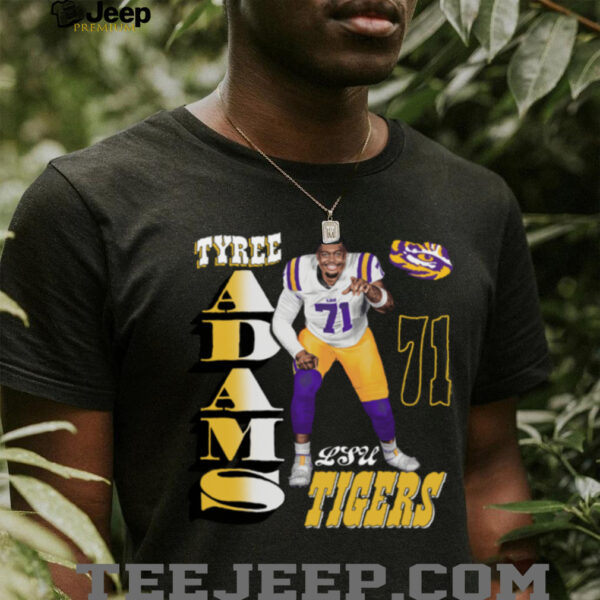 Lsu Tigers Football Tyree Adams Portrait T Shirt
