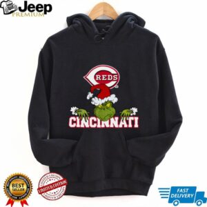 MLB Cincinnati Reds Baseball Grinch Christmas T Shirt